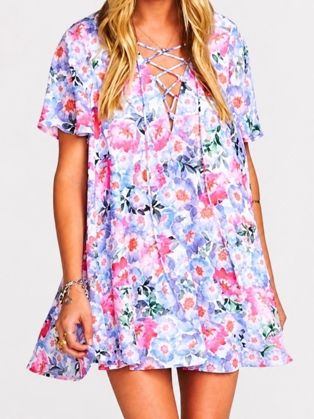 Show Me Your MuMu Floral Shift Dress
